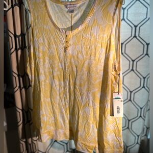 Liz Claiborne Yellow Tank Top SIze XXL NWT